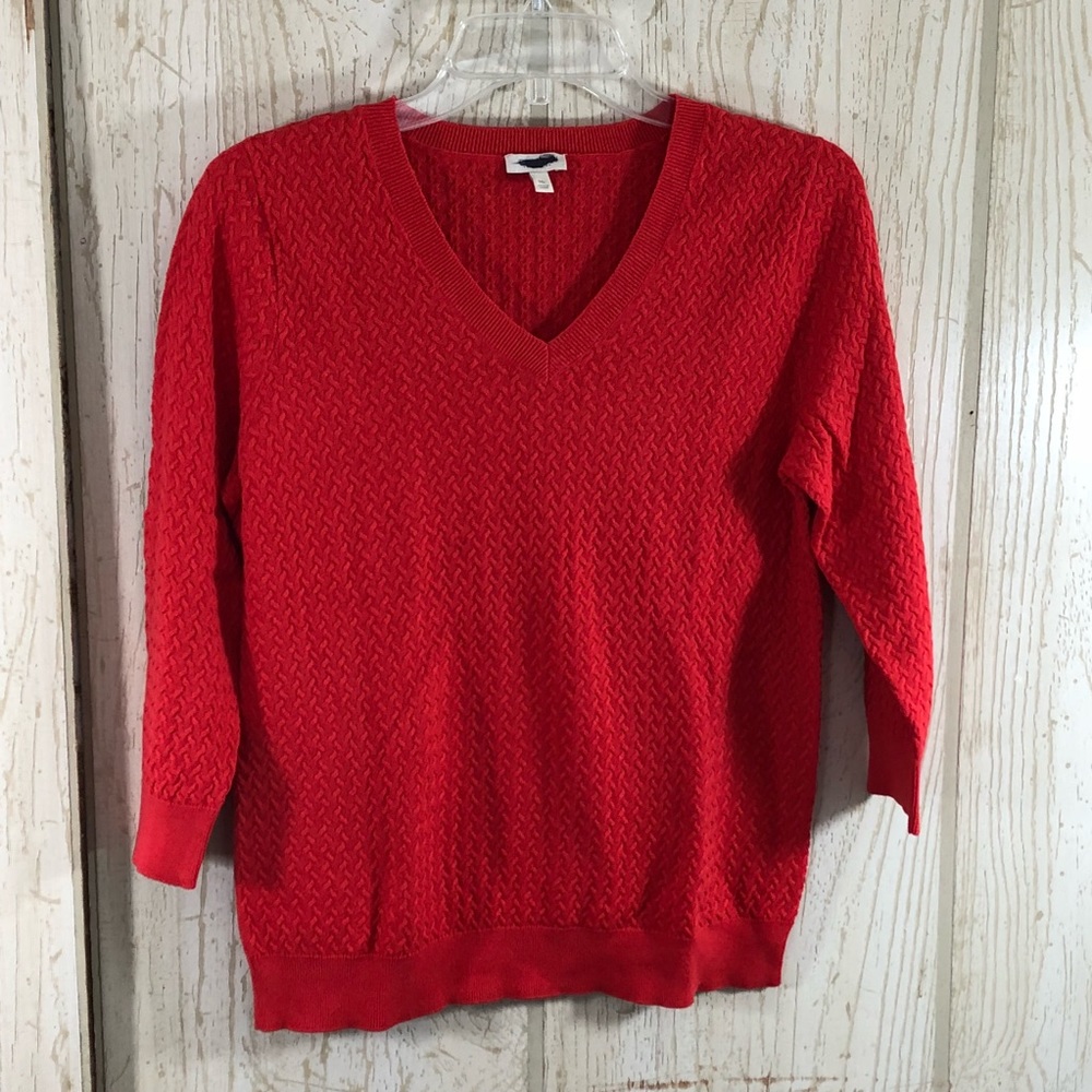 Talbots 3/4 Sleeve Top Size M Petite S25